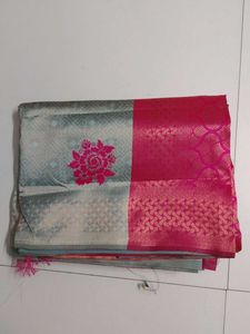 Elegant Silk Blend Saree