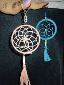 Handmade Dreamcatcher Keychains (Set of 2)