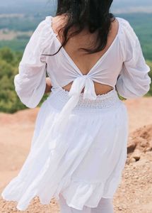 White Mini Dress...1 Time Use Only