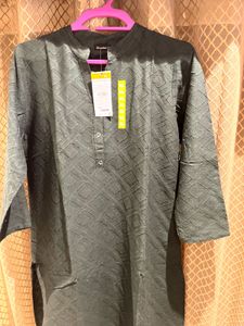 Women’s Green Patterned Kurta