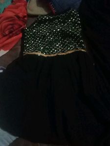 Sequin & Chiffon Party Dress