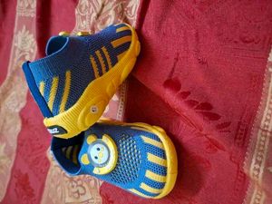 Attractive Colour Kids Knitted Slip-on Music Shoes