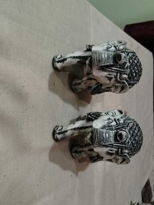 Elephant Figurines - Pair