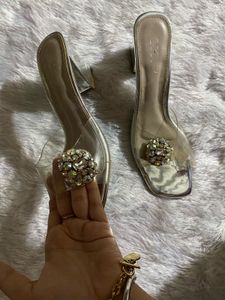 Gossip Branded Luxury Embellished Heels
