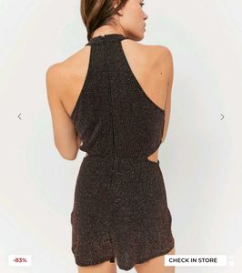 tally Sparkly Mini playsuit Dress