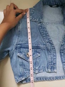 New Nuon Westside Denim Crop Jacket