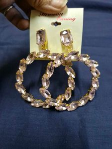Blush Glass Earrings