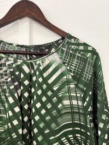 Green Satin Top