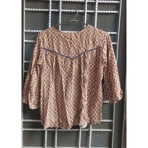 Yellow Pattern Top