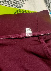Korean Wine Color Skirt