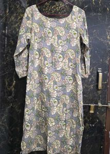 Grey Rayon Kurta