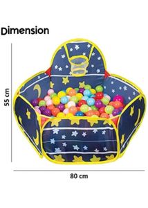 New Kids Ball Pit with Basketball Hoop indoor game