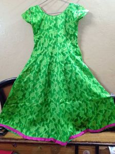 Elegant Green Anarkali Suit