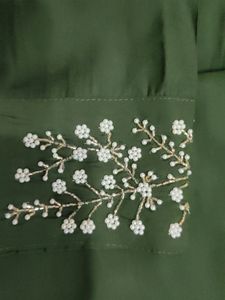 3 Pc Roman Silk Suit With Sequence Work Dupatta