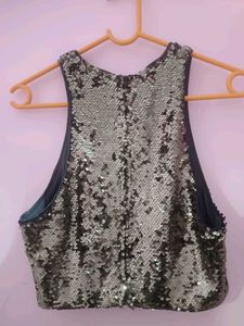 H&amp;m Sequins Top