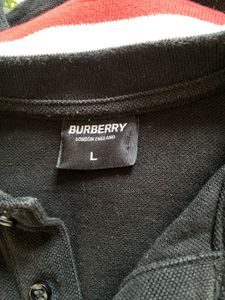 Burberry Black Polo T-Shirt