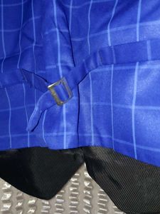 New Blue Checkered Formal Waistcoat
