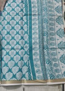Polo Cotton Silk Sarees With Blouse 6 Meters