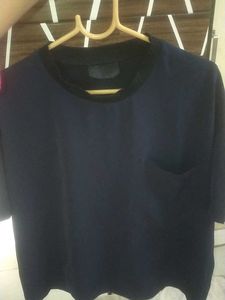 Navy Blue Pocket T-Shirt