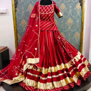 Satin Lehanga Choli