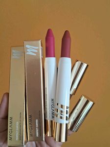 Myglamm Perfect Curves Crayon Lipstick Pack Of 2