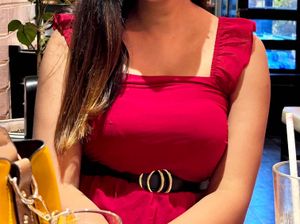 Red Tiered Maxi Dress