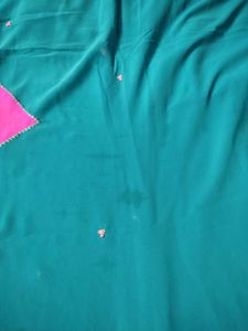 Blue Pink Jamli Saree