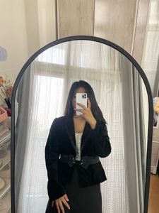 Black Velvet Blazer