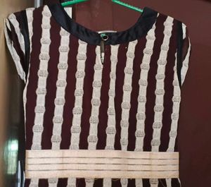 Striped Bodycon Maxi dress