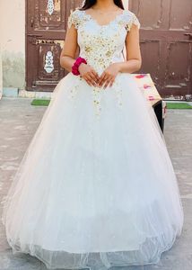 White Barbie Ball Gown