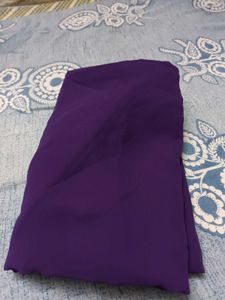 Purple Georgette Fabric