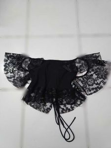 Lace Trim Corset Top gothic/punk/vkei/y2k