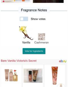 VS Bare Vanilla 10ml Mist sample