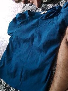 Blue Sheer Top