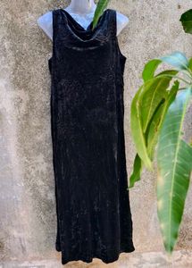 2.5.1 BLACK COWL NECK LONG BODYCON