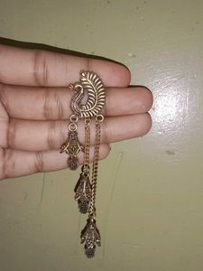 Oxidised Golden Earrings