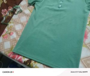 Green Henley Shirt - Casual Style
