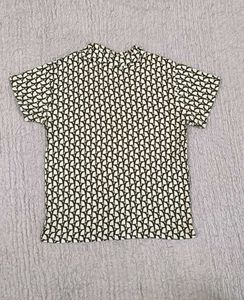 Patterned Short Sleeve Top For Women