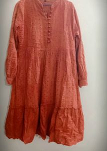 Stylish Brown Knee Length Top/Dress