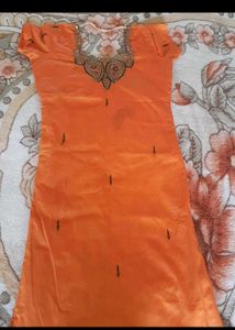 Neck Embroidery Suit Set
