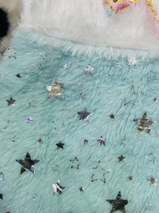 White Baby Girl Frock Set For Winter