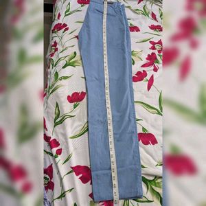 Men SLIM FIT - Sky Blue used Normal Pant