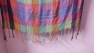 Colorful Plaid Scarf