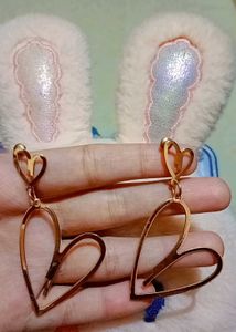 Heart Dangle Earrings