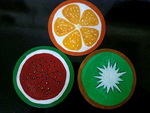 Super Cute Fruit Tea Coaster