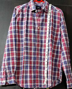 Boyfriend Shirt In Classic Red And Blue Checks