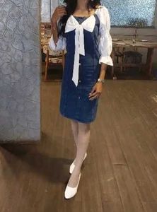 Fancy Denim Dress For Women || Trendy Wear