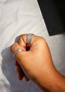 Silver plated Pinteresty rings
