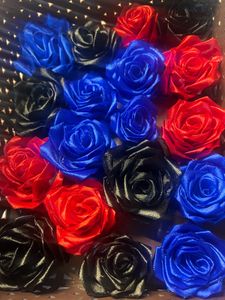 Satin Eternal Rose Handmade