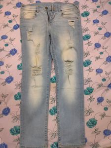 PRICE DROP Here&Now Distressed Denims